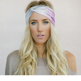 Three Bird Nest Ombre Twist Turband, headband, ombre headband, yoga gear, yoga, hair, beauty, hair products, q by equinox